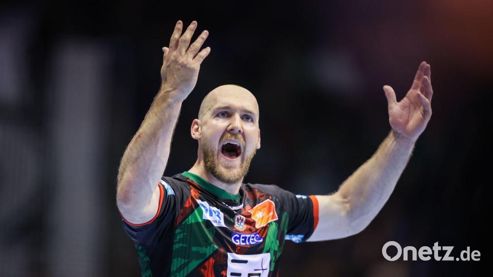 Verlässt den SC Magdeburg: Christian O'Sullivan. (Archivbild) Bild: Ronny Hartmann/dpa