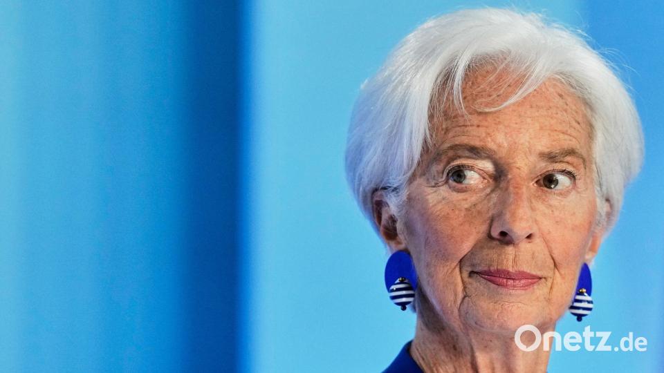 EZB-Präsidentin Christine Lagarde zeigt sich entschlossen gegen steigende Inflation. Bild: Michael Probst/AP/dpa