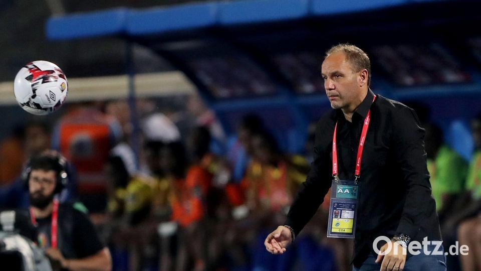 Trainer Sebastien Migné führte Haiti zur WM. (Archivbild) Bild: Gehad Hamdy/dpa