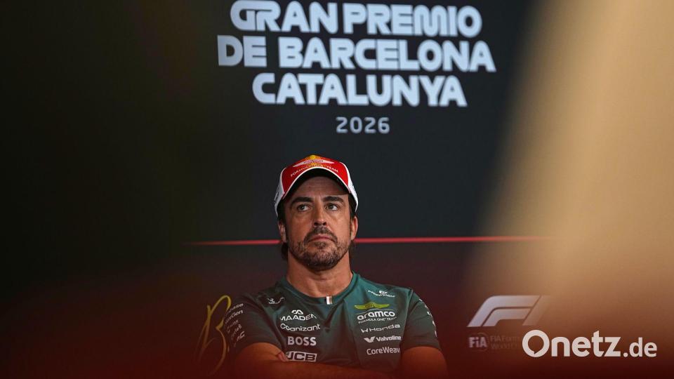 Das Formel-1-Ende naht: Fernando Alonso bei seinem Heimspiel. Bild: Fatima Shbair/AP/dpa