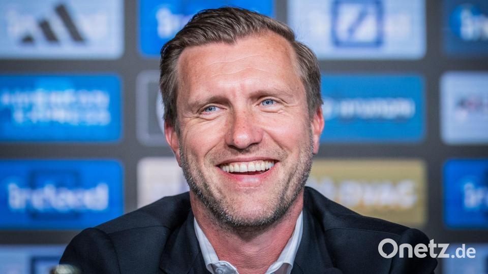 Markus Krösche soll auf dem Zettel von Mailand stehen. (Archivbild) Bild: Andreas Arnold/dpa