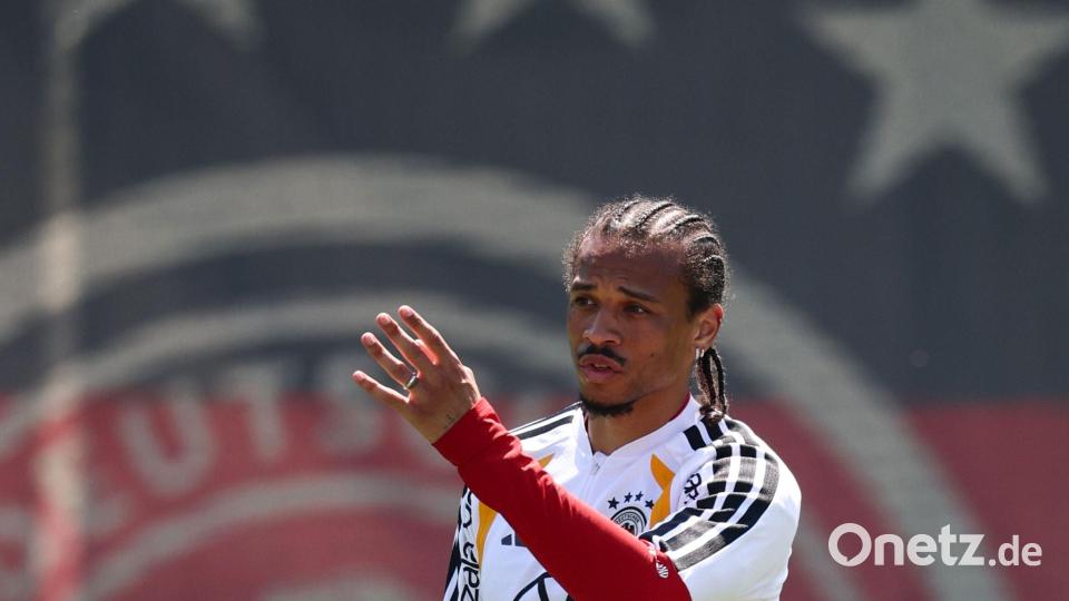 Leroy Sané ist lange dabei und spielte bei großen Turnieren noch keine große Rolle. Bild: Christian Charisius/dpa