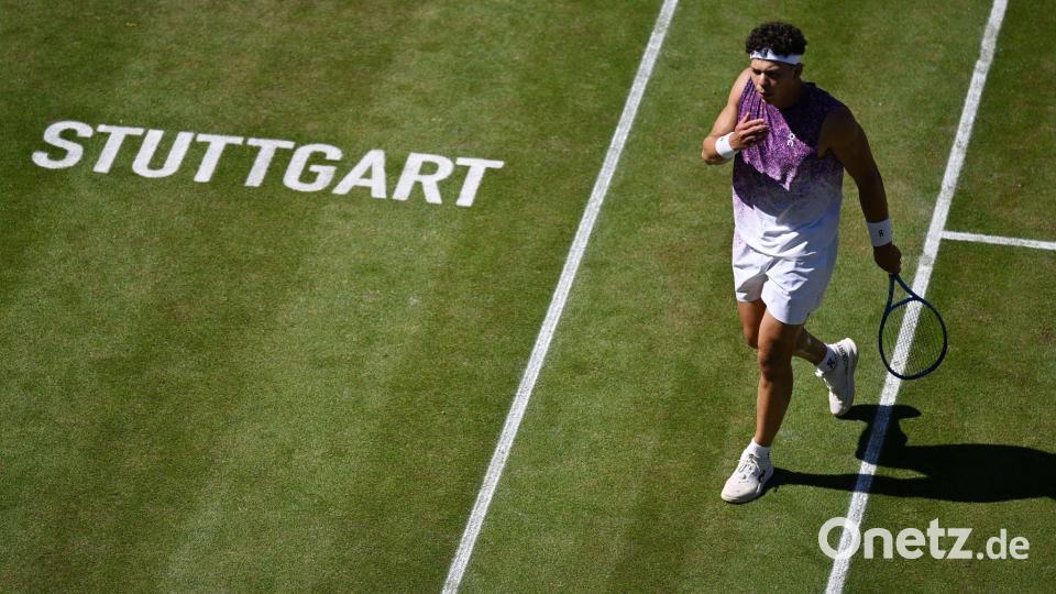 Steht im Finale von Stuttgart: Ben Shelton. Bild: Marijan Murat/dpa