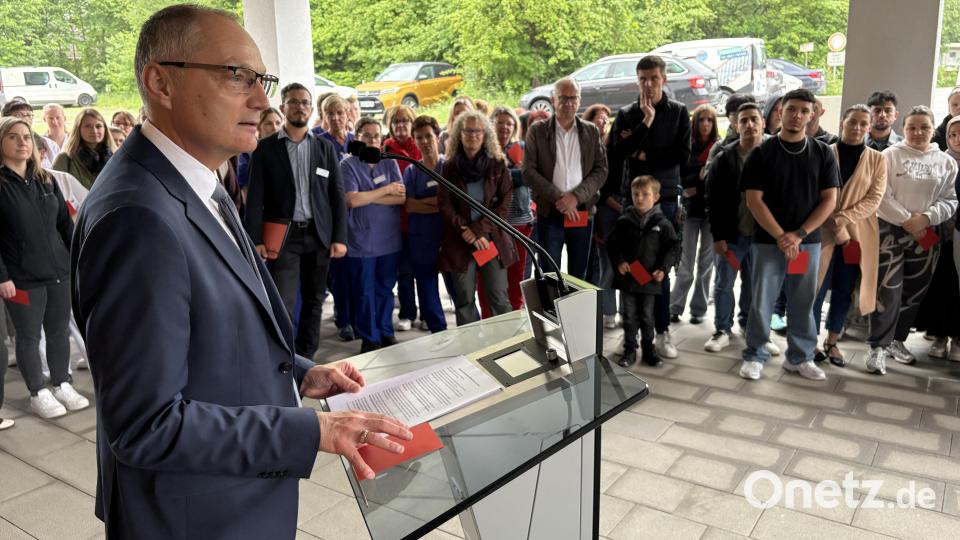 Klinik-Vorstand Roland Ganzmann sandte einen klaren Appell nach Berlin: "Kommen Sie zur Vernunft!" Bild: Joachim Gebhardt