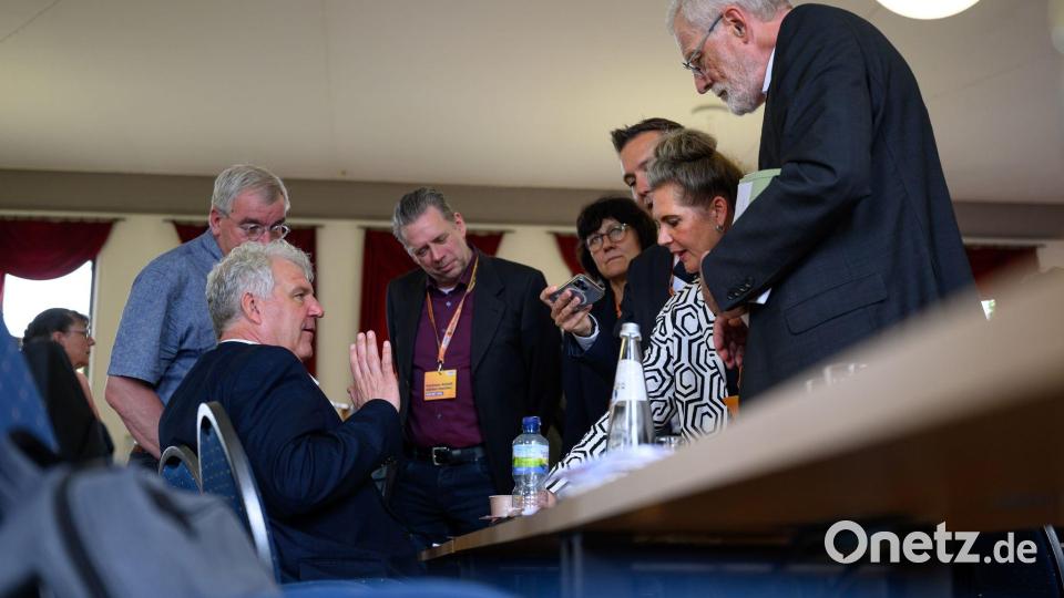 CDU-Landesparteitag in Sachsen-Anhalt und Brandmauer-Streit: Heuer im Fokus Bild: Hendrik Schmidt/dpa