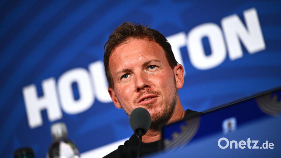 Der WM-Auftakt gegen Curaçao ist für Julian Nagelsmann angesichts der klaren Rollenverteilung wie ein DFB-Pokalspiel. Bild: Tom Weller/dpa