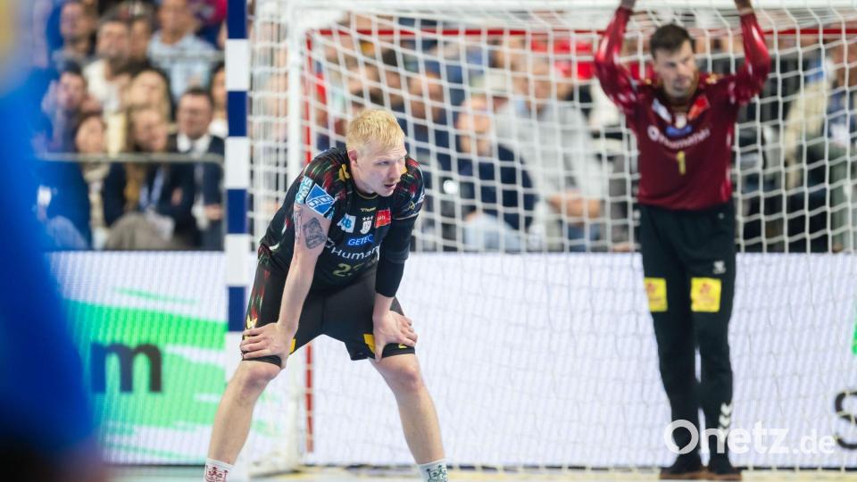 Der SC Magdeburg kann nach der Halbfinalniederlage noch Platz drei erreichen. Bild: Marius Becker/dpa