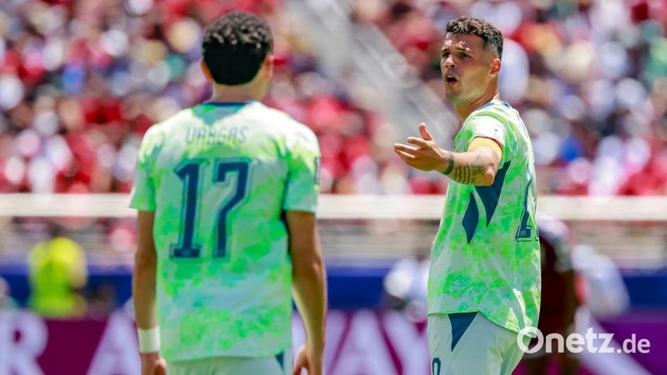 Granit Xhaka sieht großen Verbesserungsbedarf. Bild: Peter Klaunzer/KEYSTONE/dpa