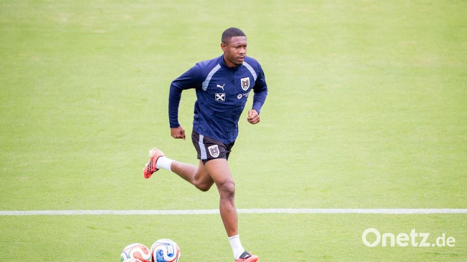 David Alaba will als Kapitän vorangehen. (Archivbild) Bild: Georg Hochmuth/APA/dpa