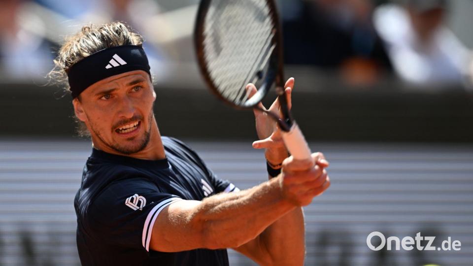 Alexander Zverev gewann mit seinem brasilianischen Kumpel Marcelo Melo in Halle die erste Runde im Doppel. (Archivbild) Bild: Emma Da Silva/AP/dpa
