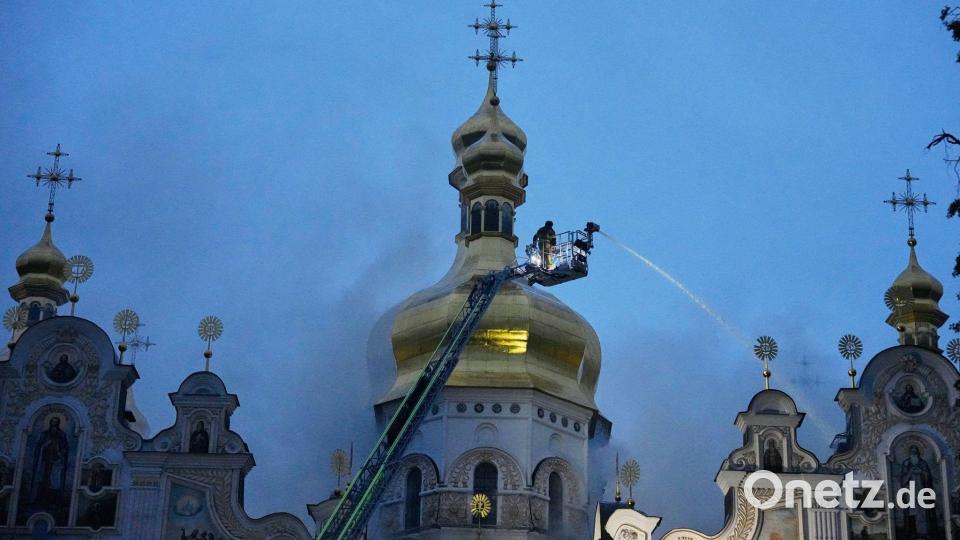 Das jahrhundertealte Höhlenkloster gehört zum Unesco-Weltkulturerbe. Bild: Efrem Lukatsk/AP/dpa