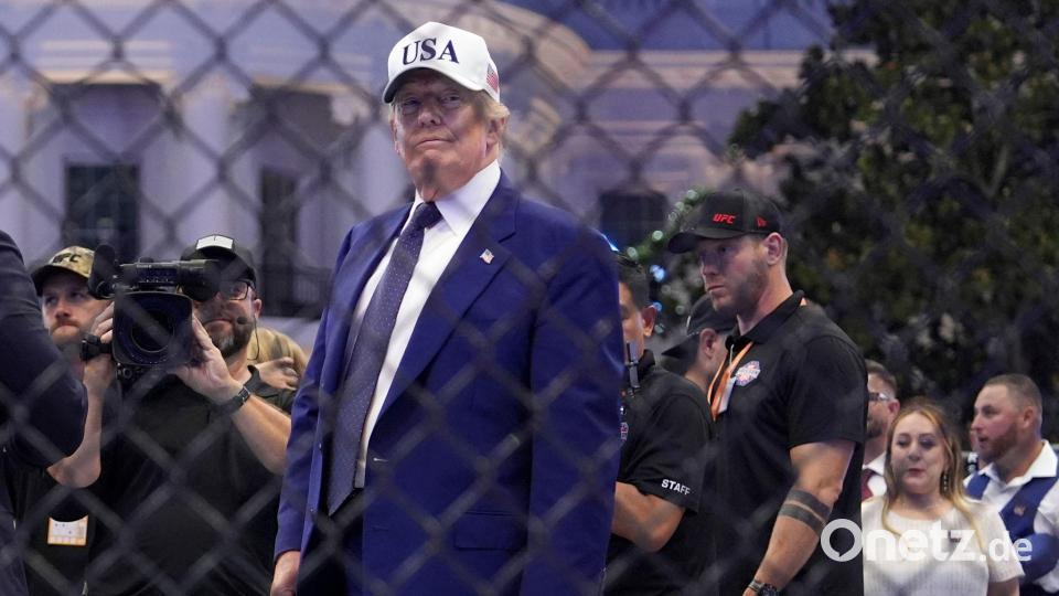 US-Präsident Donald Trump muss zügig eine Lösung des Konflikts mit dem Iran präsentieren. Bild: Mark Schiefelbein/AP/dpa
