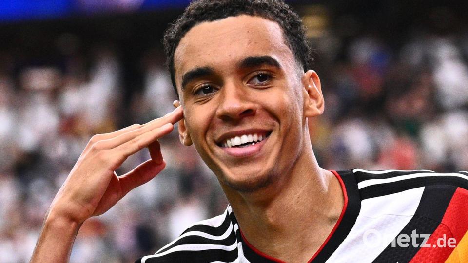 Ein strahlender Jamal Musiala beim besonderen WM-Comeback in den USA. Bild: Tom Weller/dpa