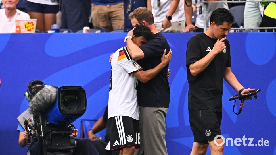Bundestrainer Nagelsmann hält große Stücke auf den Frankfurter. Bild: Tom Weller/dpa