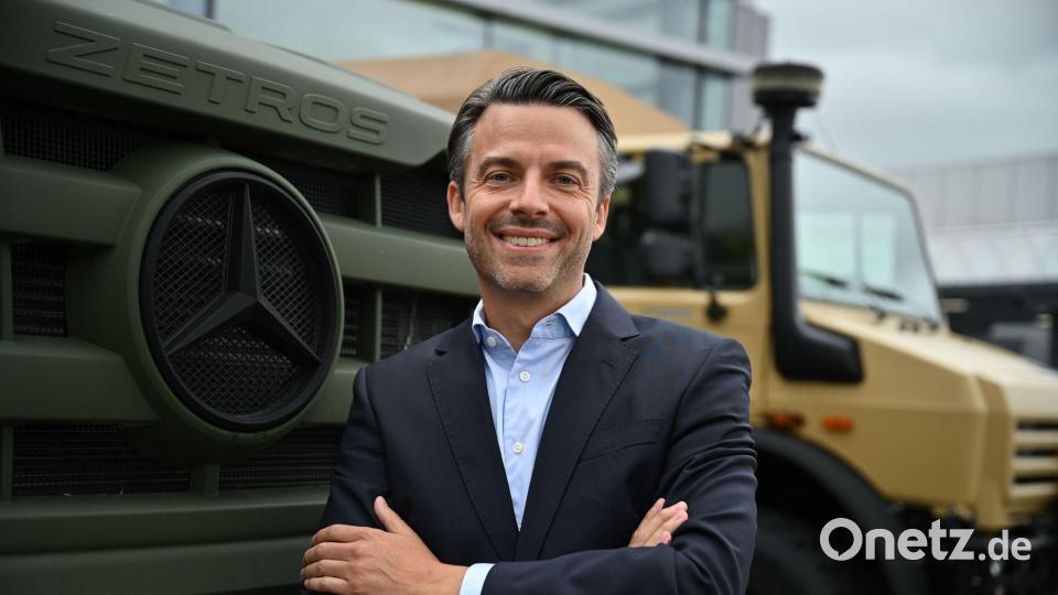 Daimler-Truck-Defence-Chef: „Eine sehr gute Ausgangsposition.“ (Archivbild) Bild: Katharina Kausche/dpa