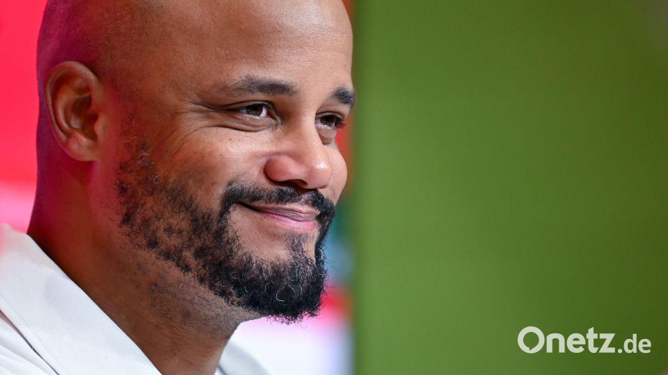 Darf er sich auf eine weitere Saison mit Laimer freuen? Bayern-Trainer Kompany. (Archivbild) Bild: Sven Hoppe/dpa