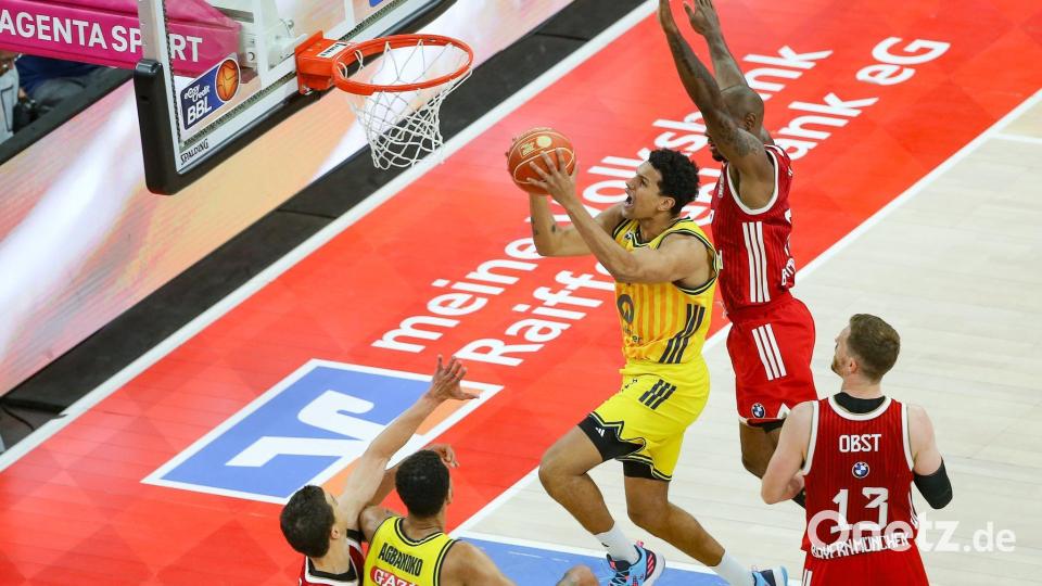 Berlin und München spielen in den Plänen der NBA eine zentrale Rolle. (Archivbild) Bild: Matthias Stickel/dpa