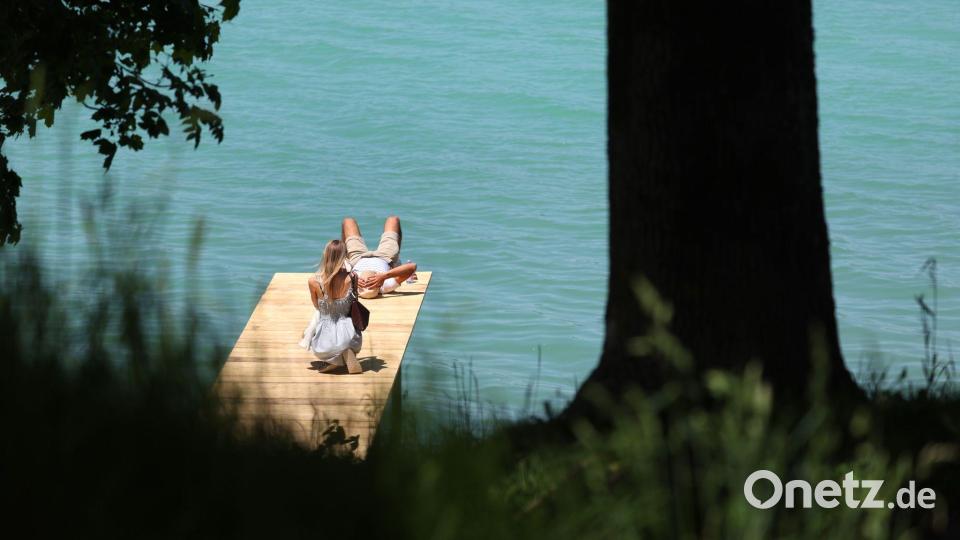 Die deutschen Badegewässer bekommen von der Umweltagentur Topnoten. (Symbolbild) Bild: Karl-Josef Hildenbrand/dpa