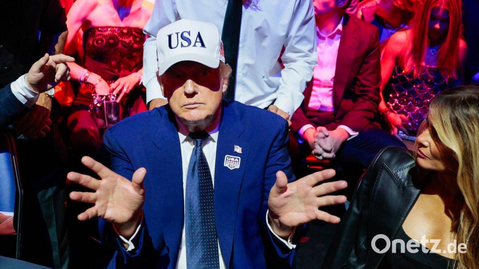 Trump gilt als Fan der Mixed Martial Arts (MMA) – einem oft blutigen Kampfsport. Bild: Evan Vucci/Pool Reuters/AP/dpa