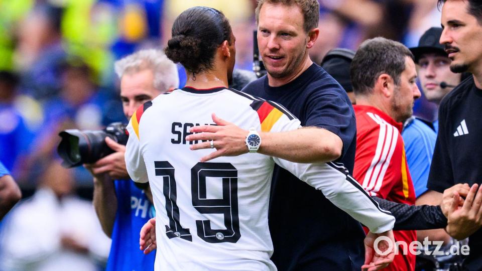 Der Bundestrainer hat Sané in dieser Saison schon öffentlich kritisiert. Bild: Tom Weller/dpa