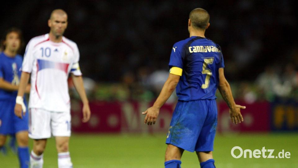 Fabio Cannavaro war bei Zinédine Zidanes berühmtem Kopfstoß im WM-Finale 2006 dabei. (Archivbild) Bild: Jasper Juinen/AP/dpa