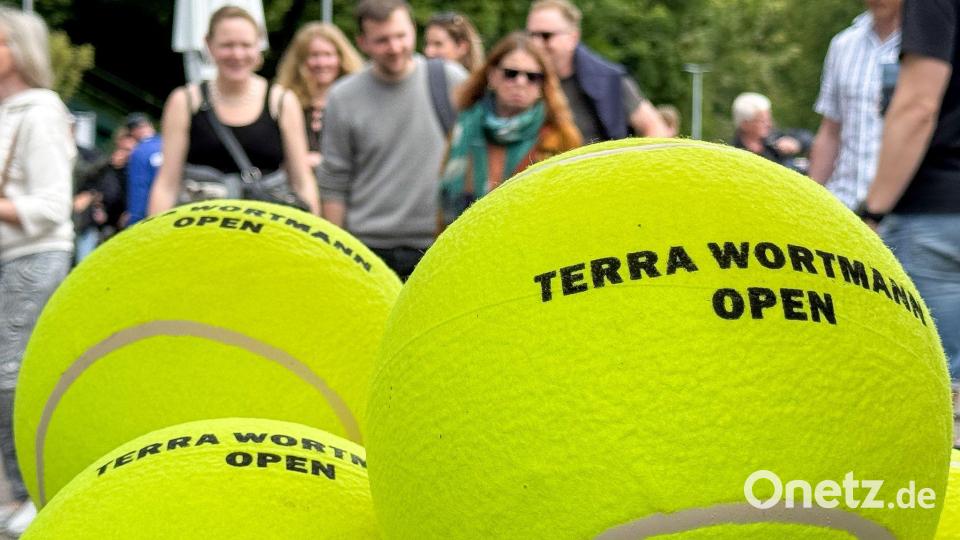 Die Terra Wortmann Open in Halle sind am Montag gestartet. Bild: Friso Gentsch/dpa