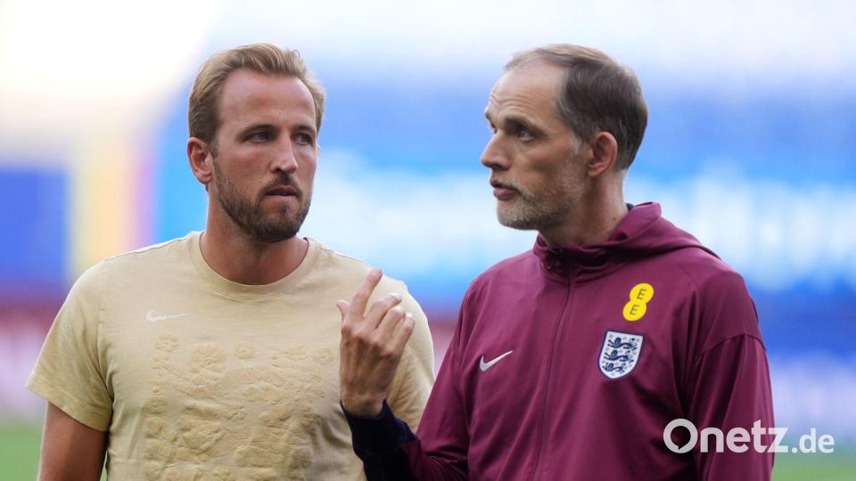 Kapitän und Chef: Kane und Tuchel kennen sich aus München. (Archivbild) Bild: Bradley Collyer/PA Wire/dpa
