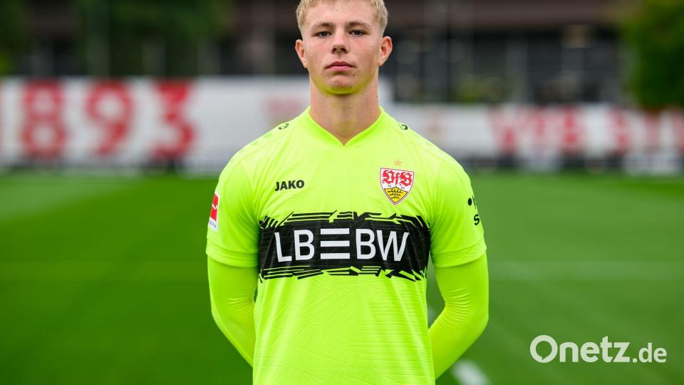 Torwarttalent Florian Hellstern soll die SpVgg Greuther Fürth verstärken und Spielpraxis sammeln. (Archivbild) Bild: Tom Weller/dpa