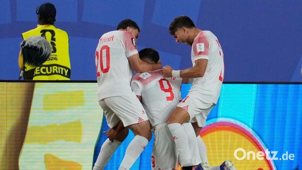 Ali Olwan erzielte das erste WM-Tor für Jordanien überhaupt. Bild: Eugene Hoshiko/AP/dpa