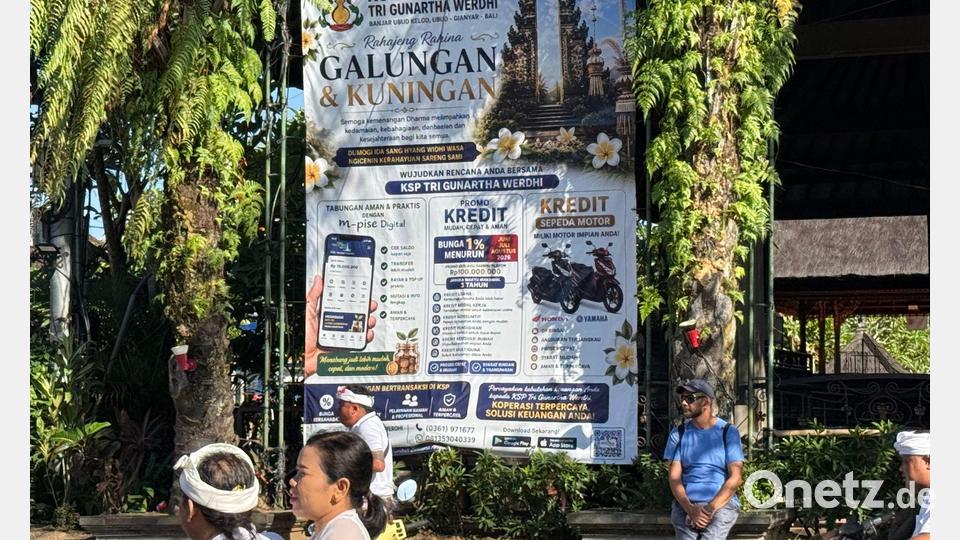 „Galungan“ endet nach zehn Tagen mit dem Fest „Kuningan“. Bild: Carola Frentzen/dpa