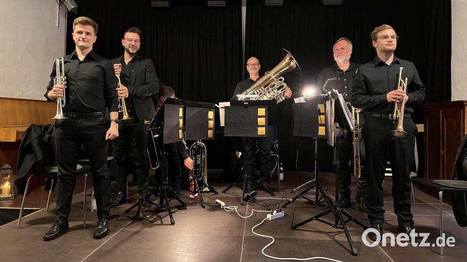 Die Goldschläger-Posaunen überzeugten im Seidel-Saal. Bild: Marianne Moosburger