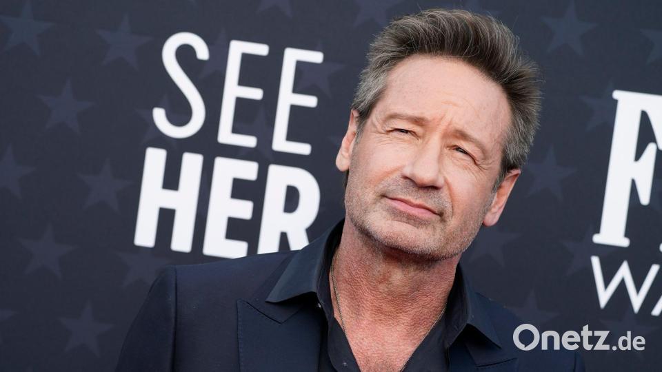 Kommt nach München: „Akte X“-Star David Duchovny. (Archivbild) Bild: Jordan Strauss/Invision/AP/dpa