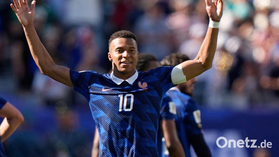 Steht jetzt bei 14 WM-Toren: Frankreichs Superstar Kylian Mbappé. Bild: Frank Franklin II/AP/dpa