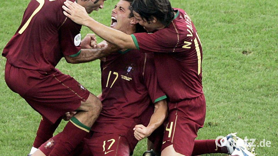 Ein Bild aus anderen Zeiten: Cristiano Ronaldo (M) bei seiner ersten WM. Bild: Frank May/dpa