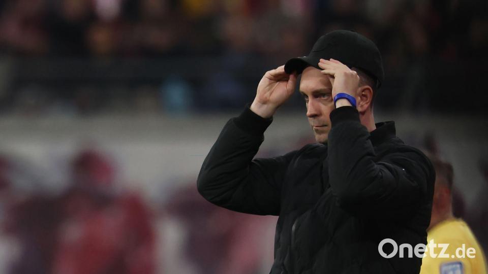 Nicht mehr länger Trainer von RB Leipzig: RB-Trainer Ole Werner. (Archivbild) Bild: Jan Woitas/dpa