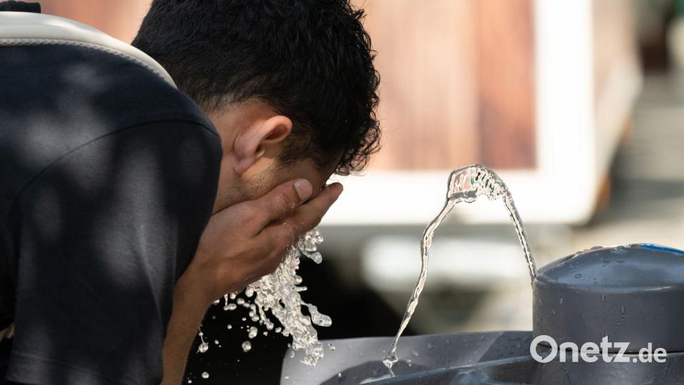 Mehr trinken als sonst ist Experten zufolge besonders während längerer Hitzewellen wichtig, da sonst Dehydration droht. Bild: Sebastian Kahnert/dpa