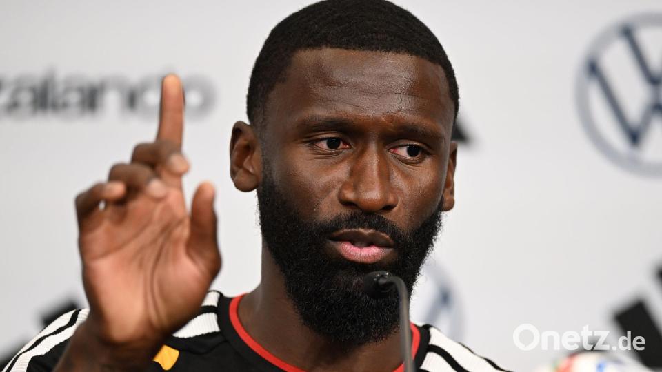 Antonio Rüdiger hatte bei seiner Pressekonferenz viel zu sagen. Bild: Federico Gambarini/dpa
