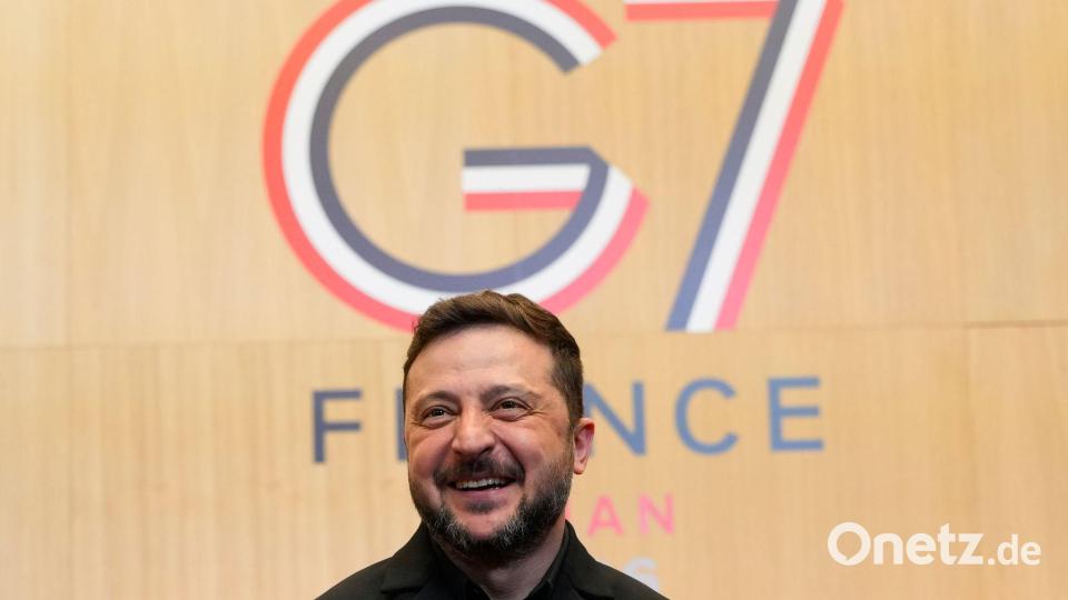 Selenskyj kann mit dem Gipfel auch zufrieden sein. Bild: Vadim Ghirda/AP/dpa