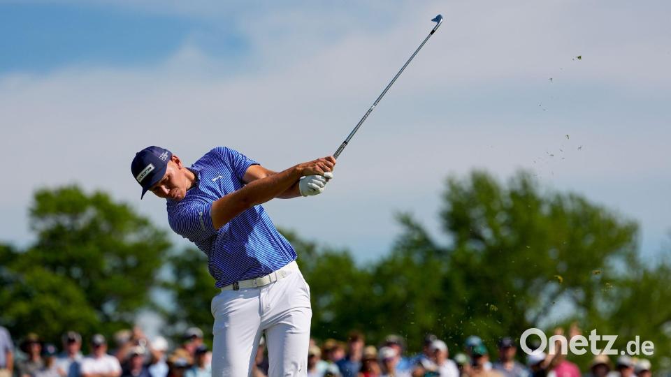 Matti Schmid will auch bei der US Open für Furore sorgen. (Archivbild) Bild: Carolyn Kaster/AP/dpa