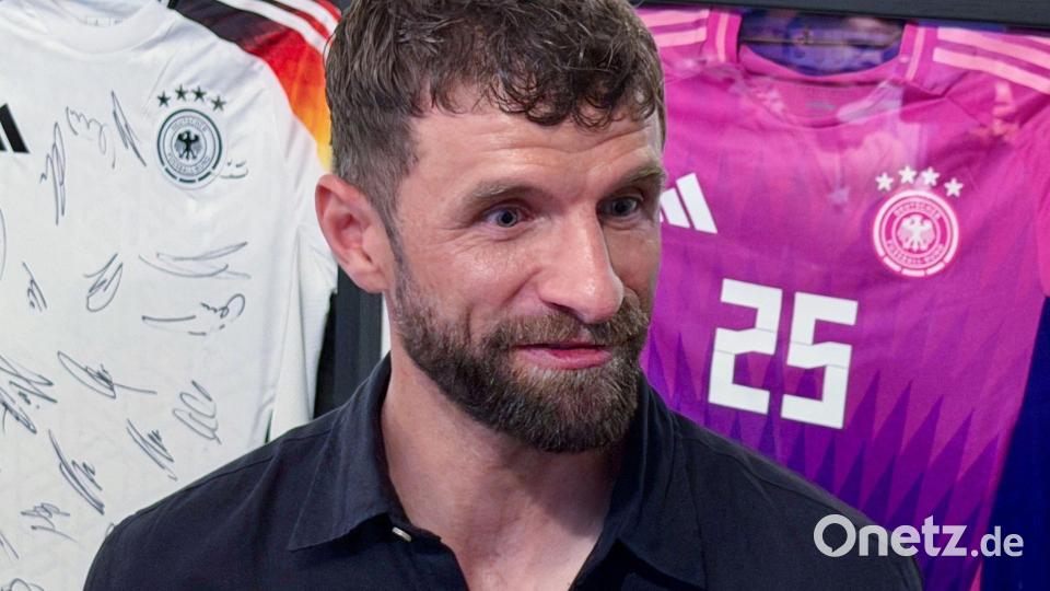 Thomas Müller sprach über die deutschen Chancen bei der WM. Bild: Christoph Lother/dpa