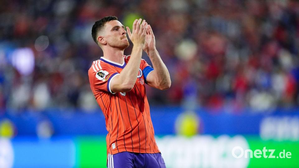 Bedankt sich bei den Fans für die Unterstützung: Andy Robertson. (Archivbild) Bild: Andrew Milligan/PA Wire/dpa