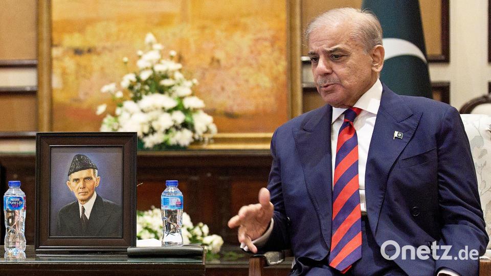 Pakistans Ministerpräsident Sharif verkündet das Inkrafttreten des Iran-Rahmenabkommens. (Archivbild) Bild: Jacquelyn Martin/AP POOL/dpa
