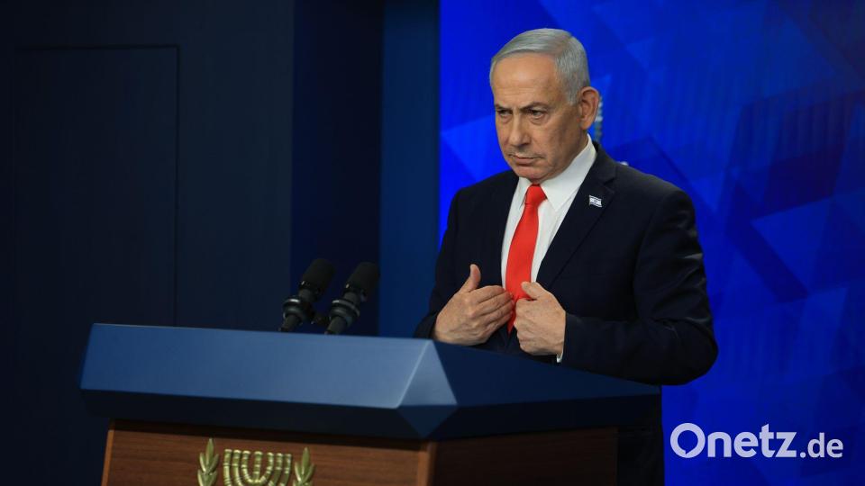 Israels Ministerpräsident Netanjahu hatte bei Trump für eine härtere Linie gegenüber Teheran geworben. (Archivbild) Bild: Ronen Zvulun/Pool Reuters/AP/dpa