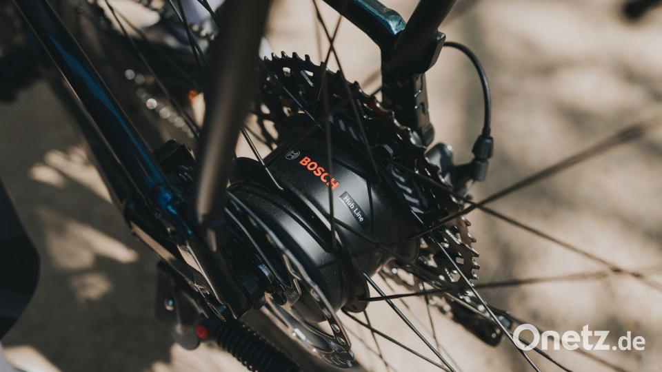 Erstmals stellt Bosch einen Nabenmotor für Elektrofahrräder vor, der leichter als Mittelmotoren ist. Bild: -/Bosch eBike Systeme/dpa