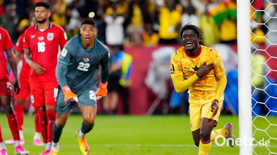 Caleb Yirenkyi ließ Ghana jubeln. Bild: Frank Gunn/The Canadian Press/AP/dpa