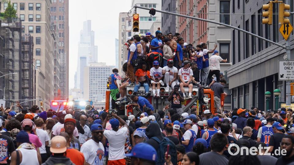 Konfetti-Paraden haben in New York eine lange Tradition. Bild: Ryan Murphy/FR172324 AP/dpa