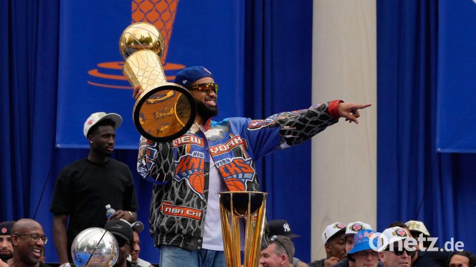 Zum ersten Mal seit mehr als 50 Jahren haben die Knicks einen NBA-Titel gewonnen. Bild: Yuki Iwamura/AP/dpa