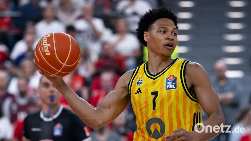 Erst BBL-Meister, dann in die NBA? Spannende Tage für Jack Kayil. (Archivbild) Bild: Sven Hoppe/dpa