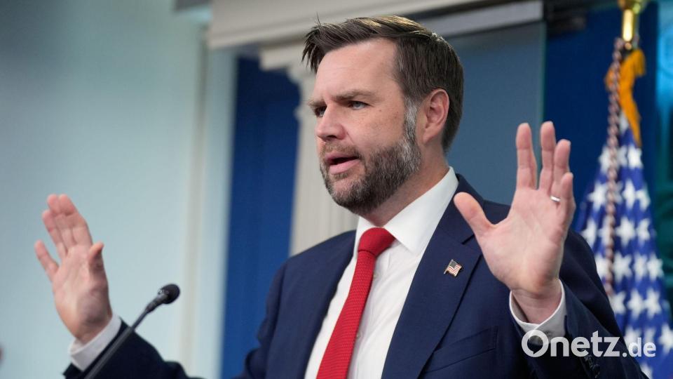 Ob und wann US-Vizepräsident Vance zu Verhandlungen in die Schweiz reist, ist unklar. Bild: Manuel Balce Ceneta/AP/dpa