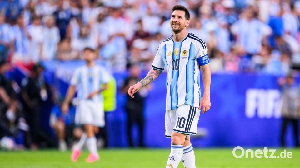 Traf dreifach gegen Algerien: Lionel Messi. (Archivbild) Bild: Tom Weller/dpa